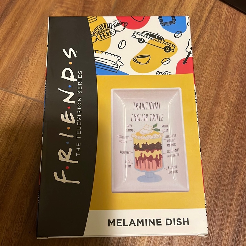 Friends trifle melamine dish